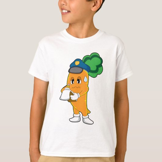 Carrot Traffic warden Parking-ticket T-shirt (Voorkant)