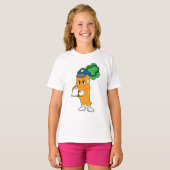 Carrot Traffic warden Parking-ticket T-shirt (Voorkant volledig)