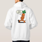 CARROT VEGAN HOODIE (Achterkant)