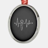 Carrot Vegetable Vegan Metalen Ornament (Links)
