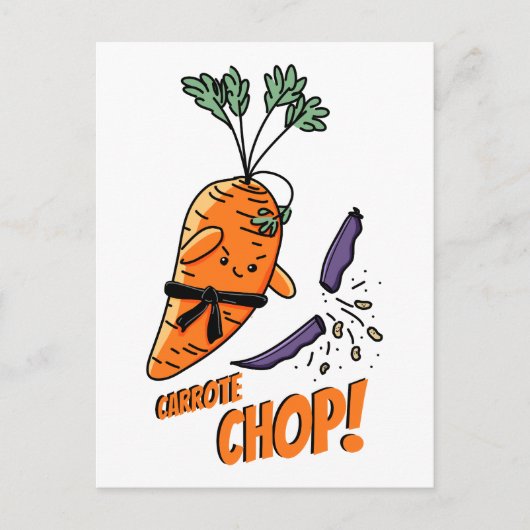 Carrote Chop. Briefkaart (Voorkant)
