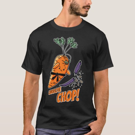 Carrote Chop! pun T-Shirt (Voorkant)