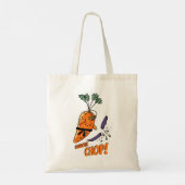 Carrote Chop. Tote Bag (Achterkant)
