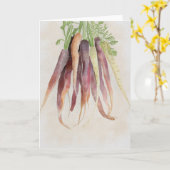 Carrots, 5x7 Note Card Kaart (Gele Bloem)