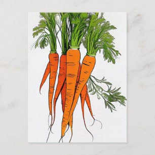 Carrots Art Card Briefkaart