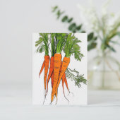Carrots Art Card Briefkaart (Staand voorkant)