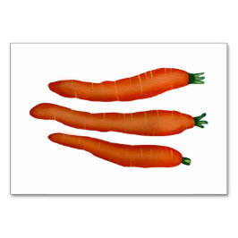 Carrots Food Reading Flashcards for Adults Kaart