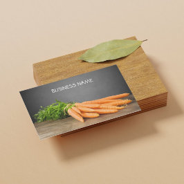Carrots/Organic Boerderij Business Card Template Visitekaartje