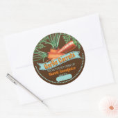 Carrots personalized home canning homemade by ronde sticker (Envelop)