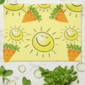 Carrots Sun Kitchen Hand Towel Theedoek (Gevouwen)