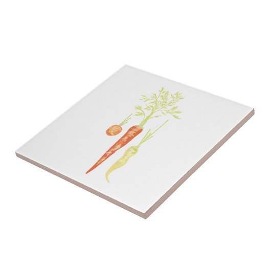Carrots Veggies Tegeltje (Zijkant)