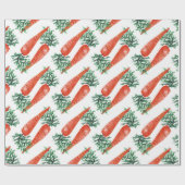 Carrots Waterverf Gift Cadeaupapier (Vlak)