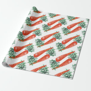 Carrots Waterverf Gift Cadeaupapier