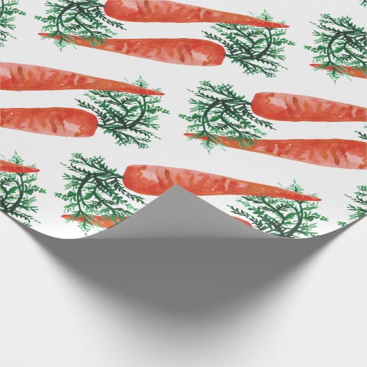 Carrots Waterverf Gift Cadeaupapier (Hoek)