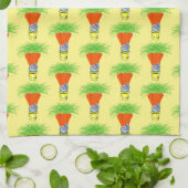 Carrots Yellow Kitchen Hand Towel Theedoek (Gevouwen)