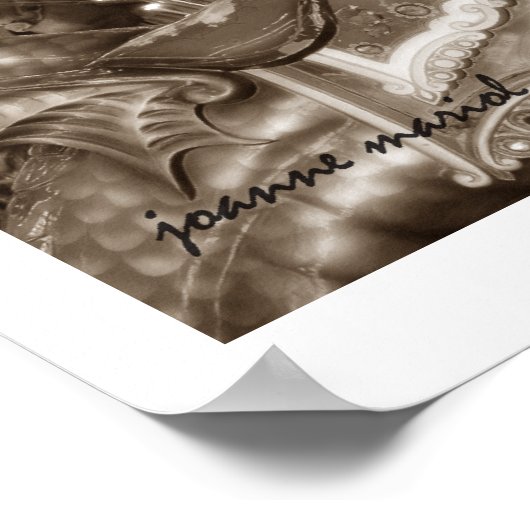 Carrousel 17 Poster afdrukken (Hoek)