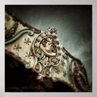 Carrousel 1 Square Poster