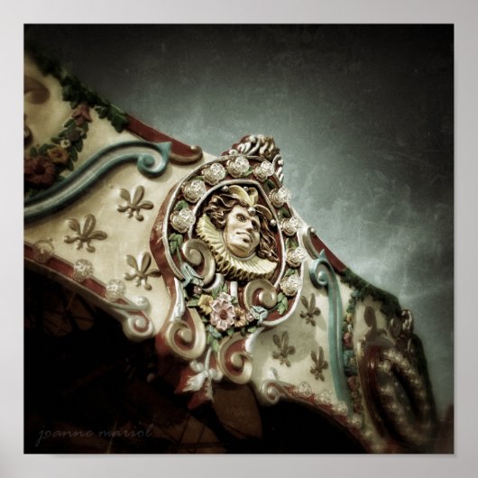 Carrousel 1 Square Poster (Voorkant)