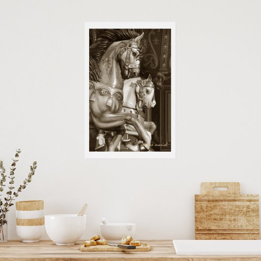 Carrousel 21 Poster afdrukken (Keuken)