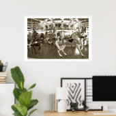 Carrousel 44 Poster afdrukken (Thuiskantoor)