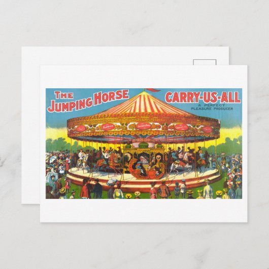  Carrousel Advertentie Briefkaart (Voorkant / Achterkant)