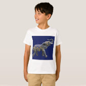 Carrousel Animal Elephant Foto T-shirt van het Kin (Voorkant volledig)