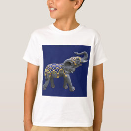 Carrousel Animal Elephant Foto T-shirt van het Kin