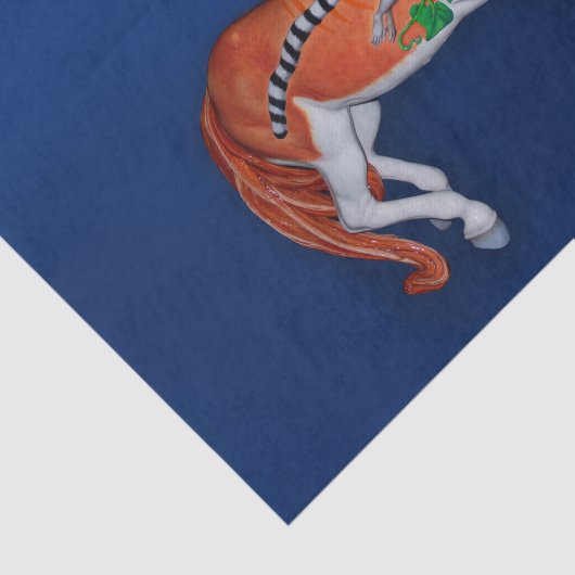 Carrousel Animal Quagga Zebra Fototissuepapier Tissuepapier (Detail)