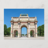 Carrousel Arch of Triumph in Parijs, Frankrijk Briefkaart (Voorkant)