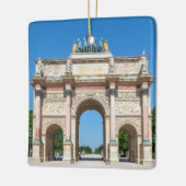 Carrousel Arch of Triumph in Parijs, Frankrijk Keramisch Ornament (Links)