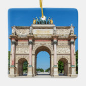 Carrousel Arch of Triumph in Parijs, Frankrijk Keramisch Ornament (Voorkant)