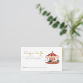 Carrousel Baby Diaper Raffle Enclosure Kaart (Staand voorkant)