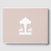 Carrousel Baby shower gastenboek (Achterkant)