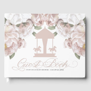 Carrousel Baby shower gastenboek