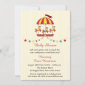 Carrousel Baby shower Kaart (Voorkant)