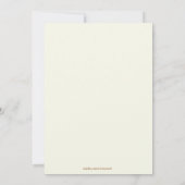 Carrousel Baby shower Kaart (Achterkant)