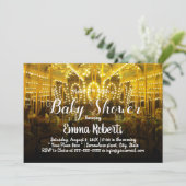 Carrousel Baby shower Merry Go Round Kaart (Staand voorkant)