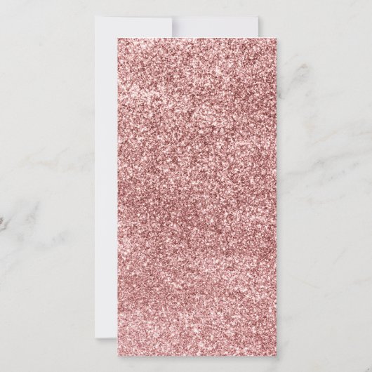 Carrousel Bloemen Glitter Verjaardag Bedankkaart (Achterkant)