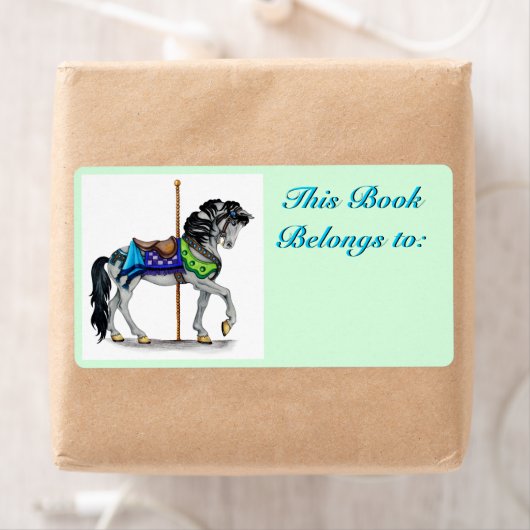 Carrousel Boek Bord Label (Insitu)