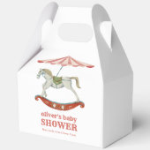 Carrousel Carnaval Baby shower Bedankdoosjes (Voorkant)