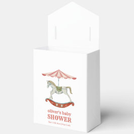  Carrousel Carnaval Circus Baby shower Bedankdoosjes