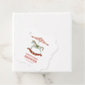 Carrousel Carnaval Circus Baby shower Bedankjes Labels (In situ)