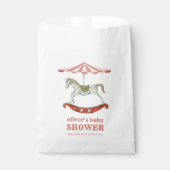  Carrousel Carnaval Circus Baby shower Bedankzakje (Voorkant)