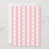 Carrousel & Carnaval Horse Party Uitnodiging (Achterkant)