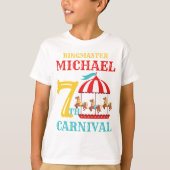 Carrousel Circus Carnaval Verjaardag Shirt (Voorkant)