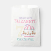Carrousel Circus Carnaval Verjaardagsfeestje Favor Bedankzakje (Voorkant)