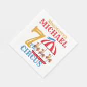 Carrousel Circus Carnaval Verjaardagsfeestje Serve Servet (Hoek)