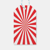 Carrousel Circus Carnival Birthday Favor Gift Labe Cadeaulabel (Achterkant)