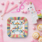 Carrousel Circus Verjaardag Borden Papieren Bordje (Feest)