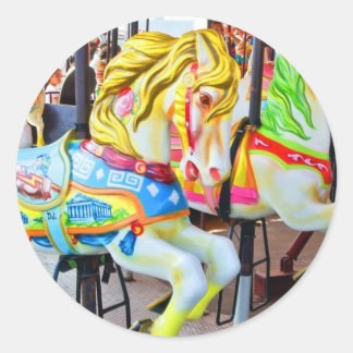 Carrousel - Coney Island, NYC sticker